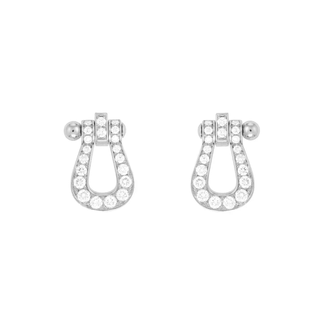 [Noble Jewelry]FORCE 10 FULL DIAMOND STUD EARRINGS MINI MODEL