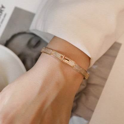 [Noble Jewelry]KELLY BRACELET DIAMOND PAVED