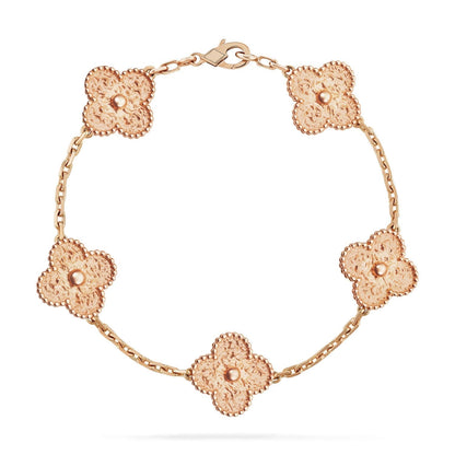 [Edler Schmuck]CLOVER 5 MOTIVE BRONZING ARMBAND 