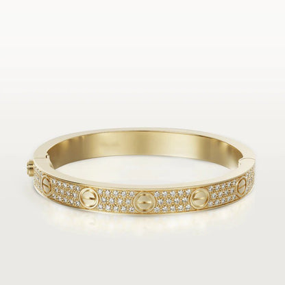 [Noble Jewelry]LOVE BRACELET 6.1MM DIAMOND-PAVED