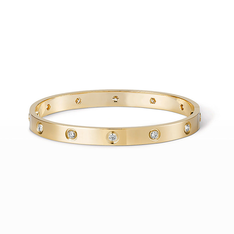 [Noble Jewelry]LOVE BRACELET 6.1MM 10 DIAMONDS