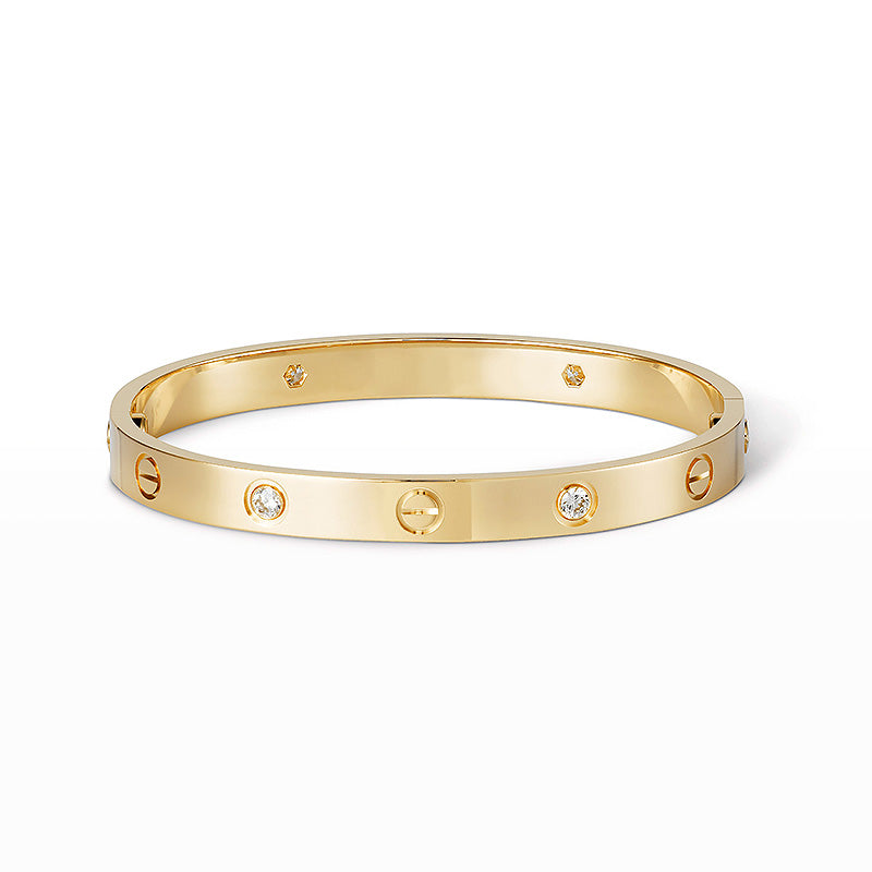 [Noble Jewelry]LOVE BRACELET 6.1MM 4 DIAMONDS