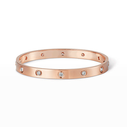 [Noble Jewelry]LOVE BRACELET 6.1MM 10 DIAMONDS