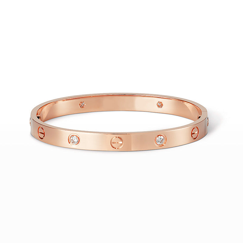 [Noble Jewelry]LOVE BRACELET 6.1MM 4 DIAMONDS