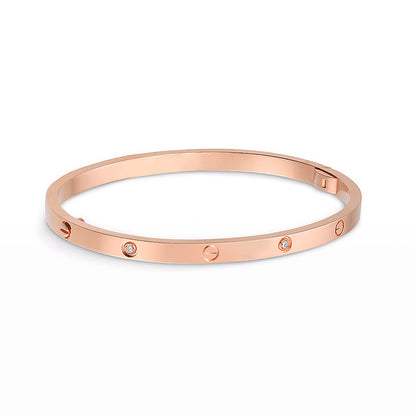 [Noble Jewelry]LOVE BRACELET 3.65MM 6 DIAMONDS