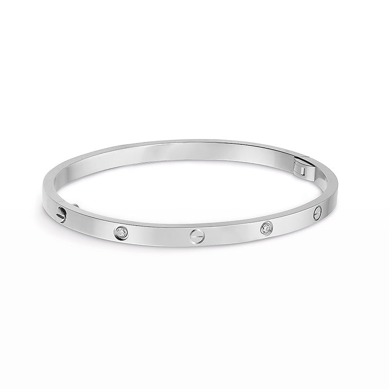 [Noble Jewelry]LOVE BRACELET 3.65MM 6 DIAMONDS