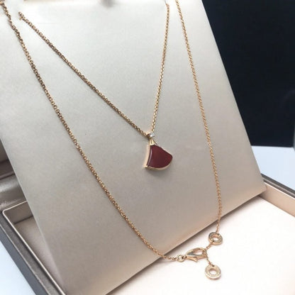 [Noble Jewelry]DREAM NECKLACE CARNELIAN 1 DIAMOND