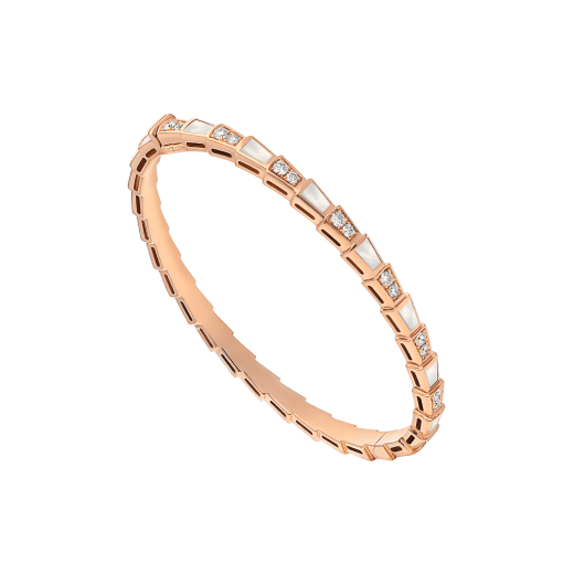 [Noble Jewelry]SERPENTI BRACELET PINK GOLD MOP DIAMOND