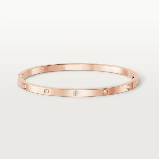 [Noble Jewelry]LOVE BRACELET 3.65MM 10 DIAMONDS