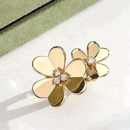 [Edler Schmuck]CLOVER COMOS GOLD DIAMANTRING