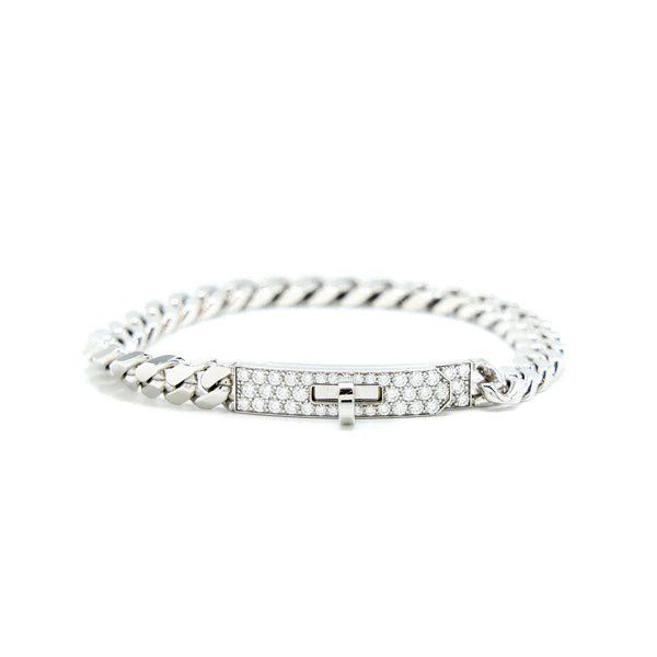 [Noble Jewelry]KELLY CHAIN SILVER DIAMOND BRACELET