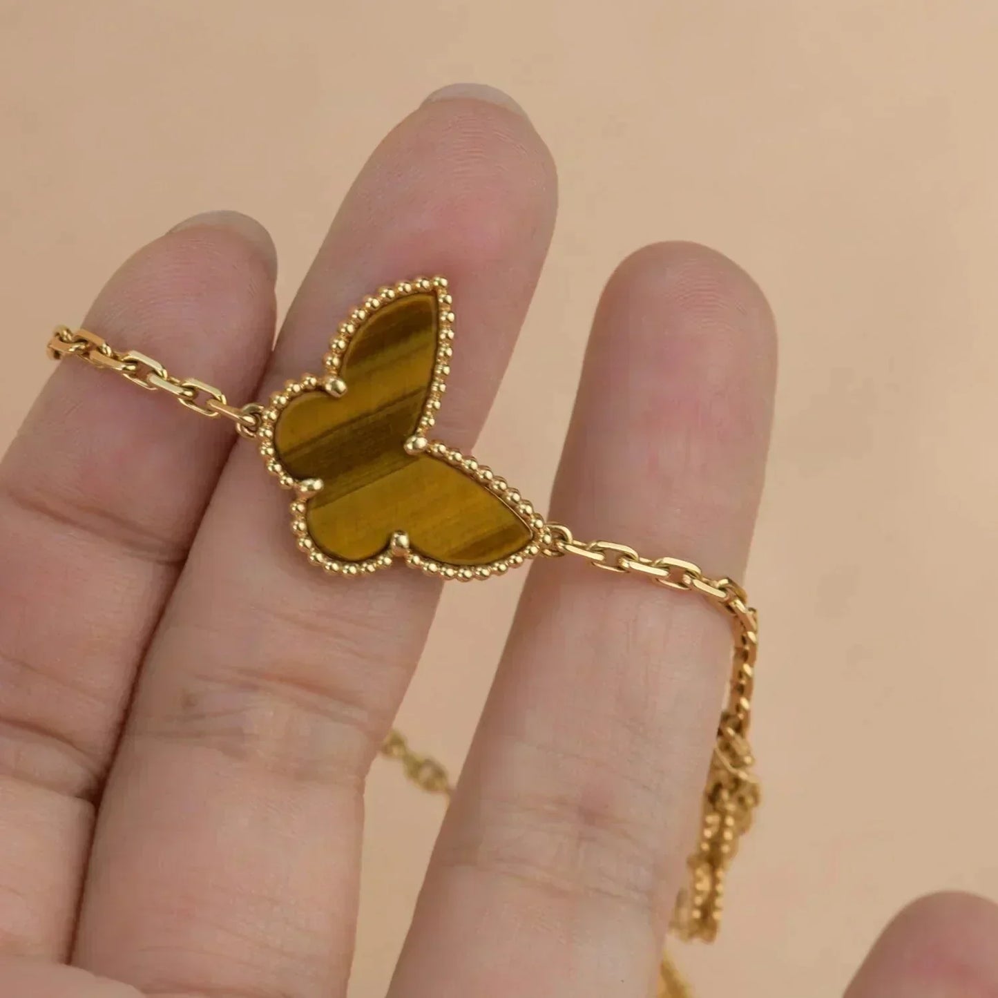 [Noble Jewelry]LUCKY SPRING 5 MOTIF GOLD BRACELET