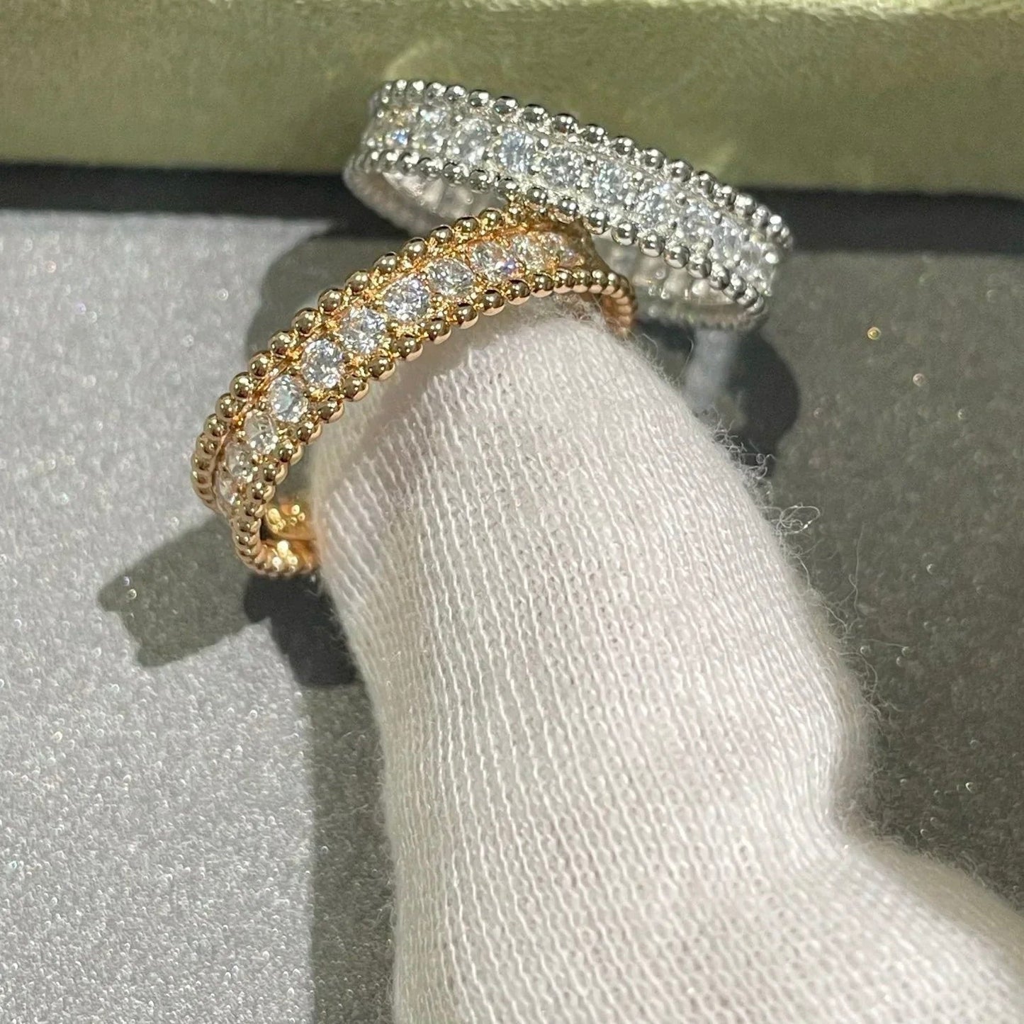 [Noble Jewelry]PERLEE DIAMOND ROSE GOLD RING