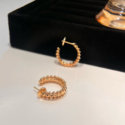 [Noble Jewelry]CLASH SMALL HOOP EARRINGS