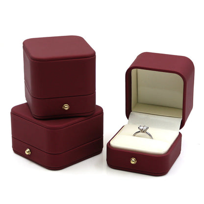 HIGH-GRADE PU LEATHER JEWELRY GIFT BOXï¼_O LOGO)