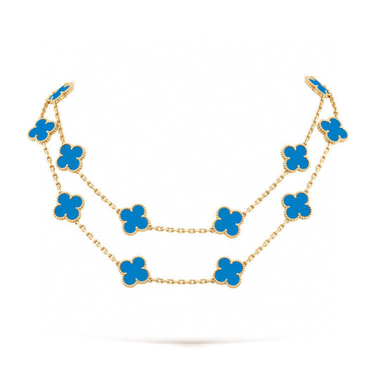 [Noble Jewelry]CLOVER 20 MOTIFS TURQUOISE GOLD