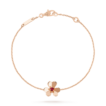 [Edler Schmuck]FRIVOLE GOLD BLUME ROSA MALACHIT ARMBAND