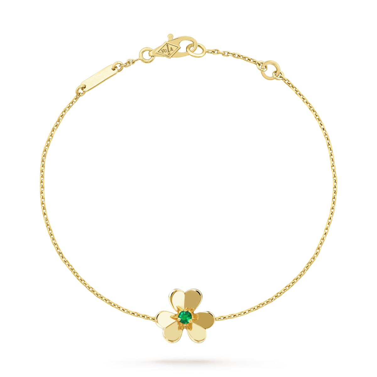 [Edler Schmuck]FRIVOLE GOLD BLUME ROSA MALACHIT ARMBAND