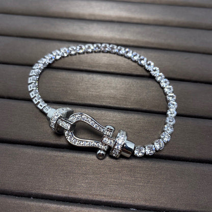 [Noble Jewelry]FORCE  HORSESHOE  DIAMOND TENNIS BRACELET