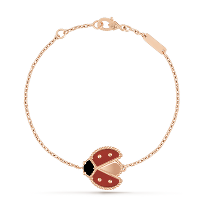 [Noble Jewelry]LUCKY SPRING 1 MOTIF PINK GOLD BRACELET