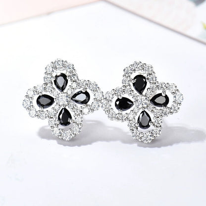 [Noble Jewelry]LOOP EARRINGS FULL MOTIF DIAMOND 16MM