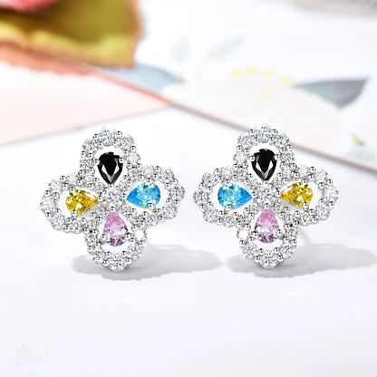 [Noble Jewelry]LOOP EARRINGS FULL MOTIF DIAMOND 16MM