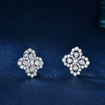 [Noble Jewelry]LOOP EARRINGS FULL MOTIF DIAMOND 16MM