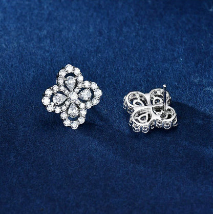 [Noble Jewelry]LOOP EARRINGS FULL MOTIF DIAMOND 16MM