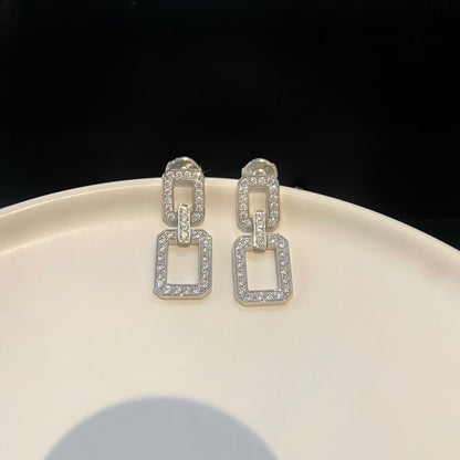 [Noble Jewelry]LINKS MEDIUM EARRINGS DIAMOND