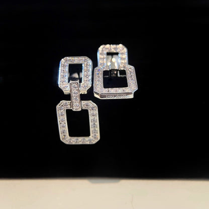 [Noble Jewelry]LINKS MEDIUM EARRINGS DIAMOND