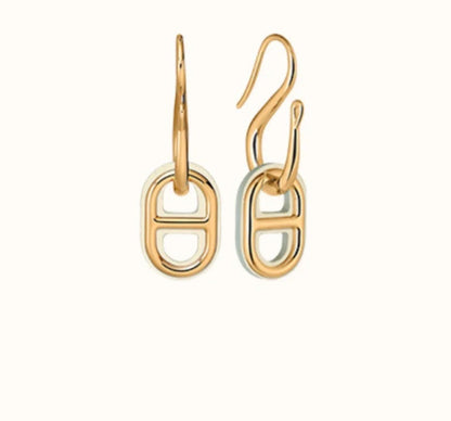 [Noble Jewelry]HM O'MAILLON GOLD EARRINGS