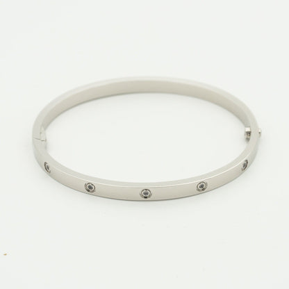 [Noble Jewelry]LOVE BRACELET 3.65MM 10 DIAMONDS