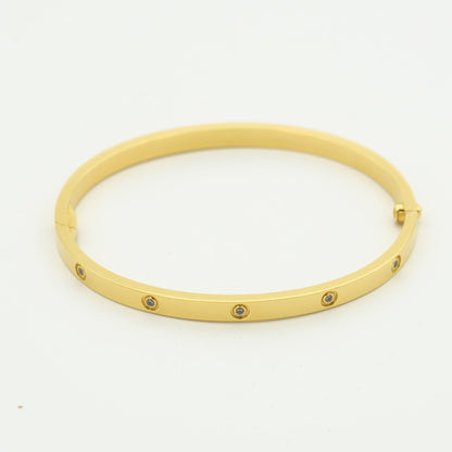 [Noble Jewelry]LOVE BRACELET 3.65MM 10 DIAMONDS