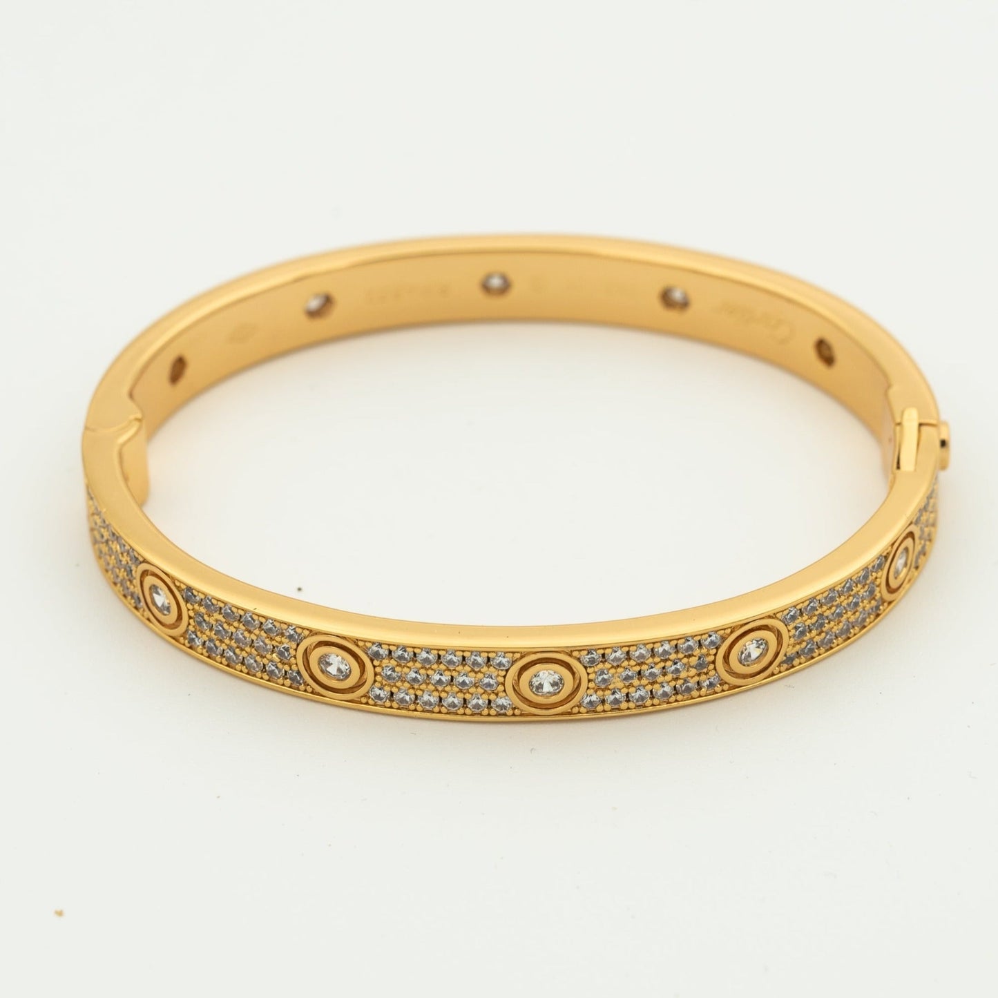 [Noble Jewelry]LOVE BRACELET 6.1MM DIAMOND-PAVED 10 BIG DIAMONDS