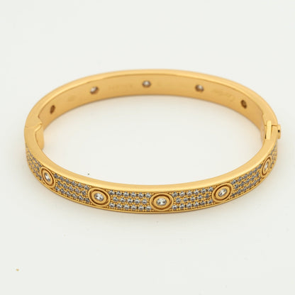 [Noble Jewelry]LOVE BRACELET 6.1MM DIAMOND-PAVED 10 BIG DIAMONDS