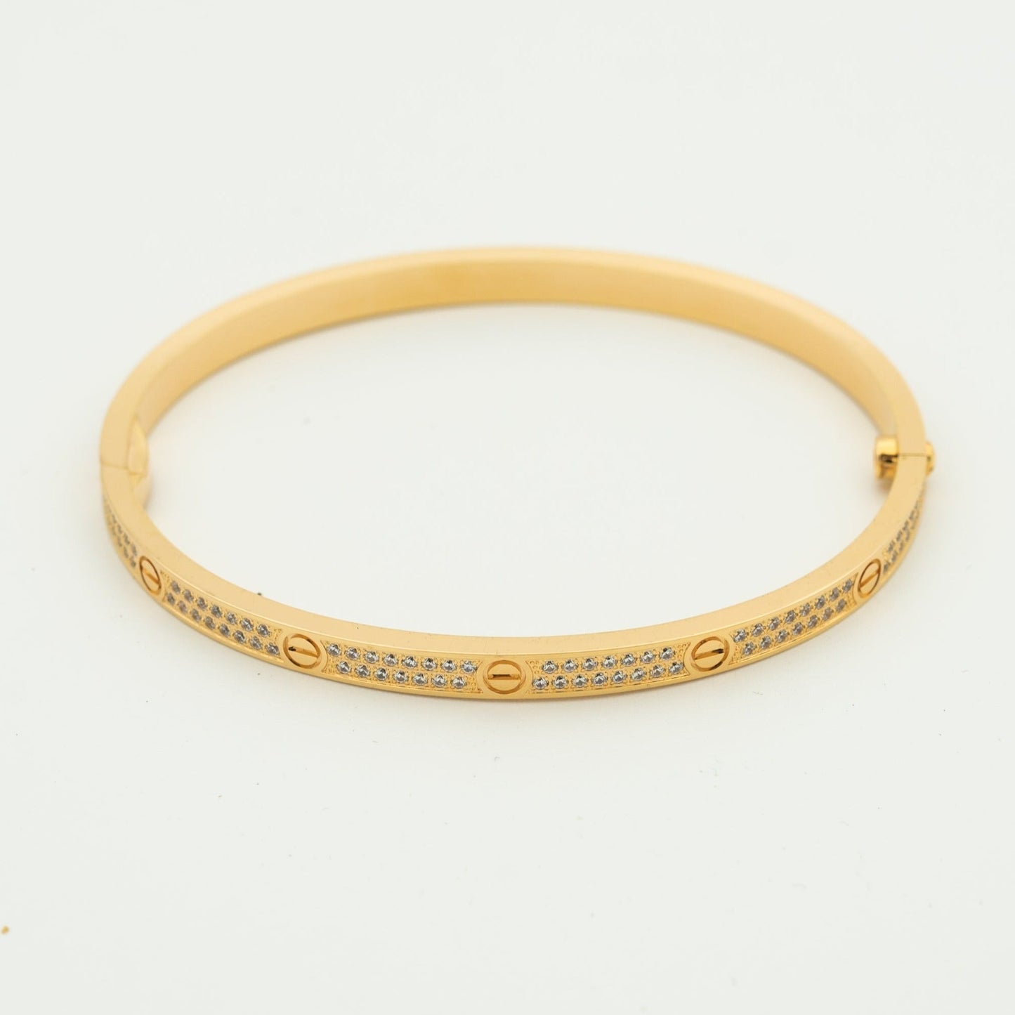 [Noble Jewelry]LOVE BRACELET 3.65MM DIAMOND-PAVED