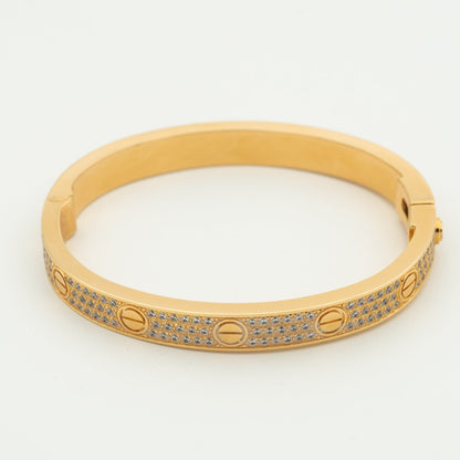 [Noble Jewelry]LOVE BRACELET 6.1MM DIAMOND-PAVED