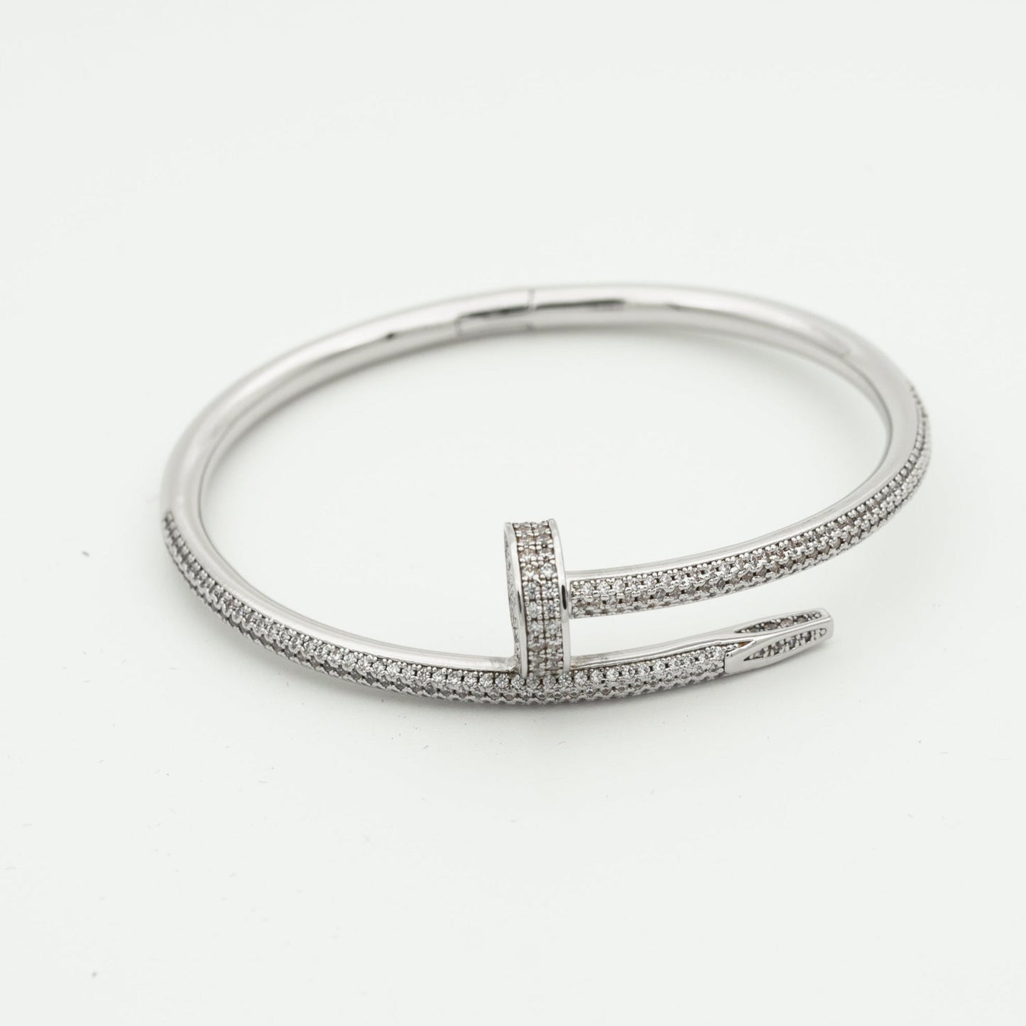 [Edler Schmuck]JUSTE ARMBAND 3,5 MM ALLE DIAMANTEN