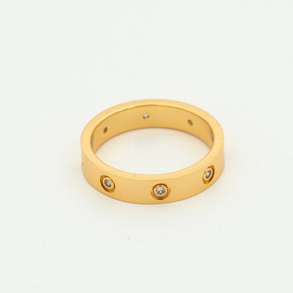 [Noble Jewelry]LOVE RING 3.6MM 8 DIAMONDS