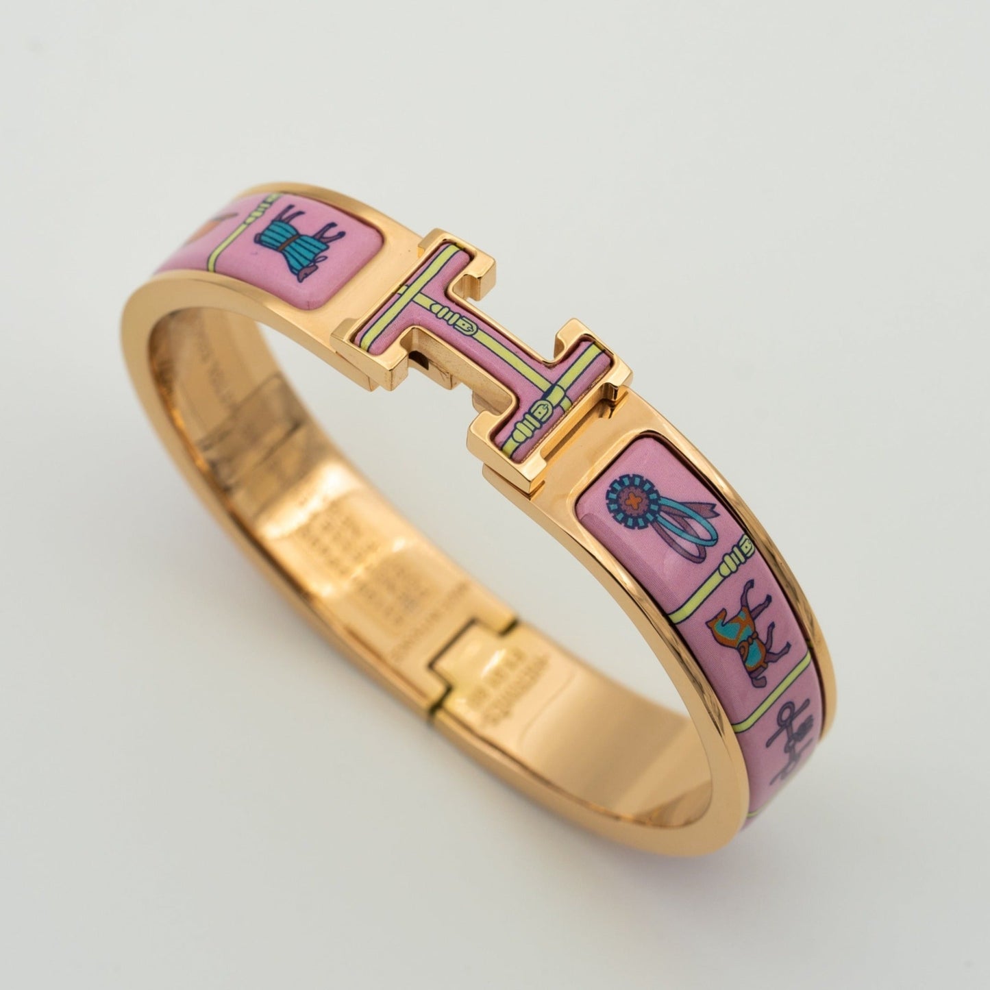 [Noble Jewelry]H PINK GOLD BRACELET PINK CERAMIC