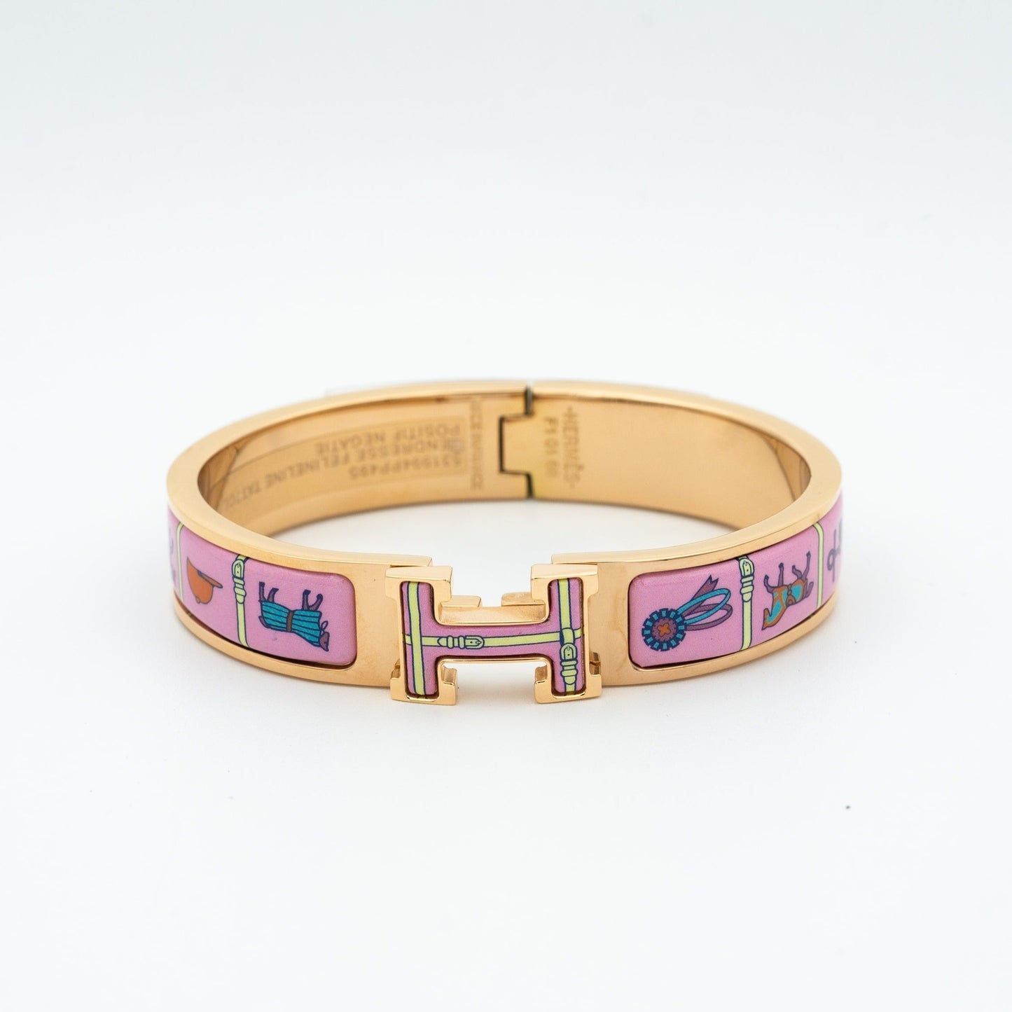 [Noble Jewelry]H PINK GOLD BRACELET PINK CERAMIC