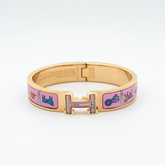 [Edler Schmuck]H ROSA GOLD ARMBAND ROSA KERAMIK