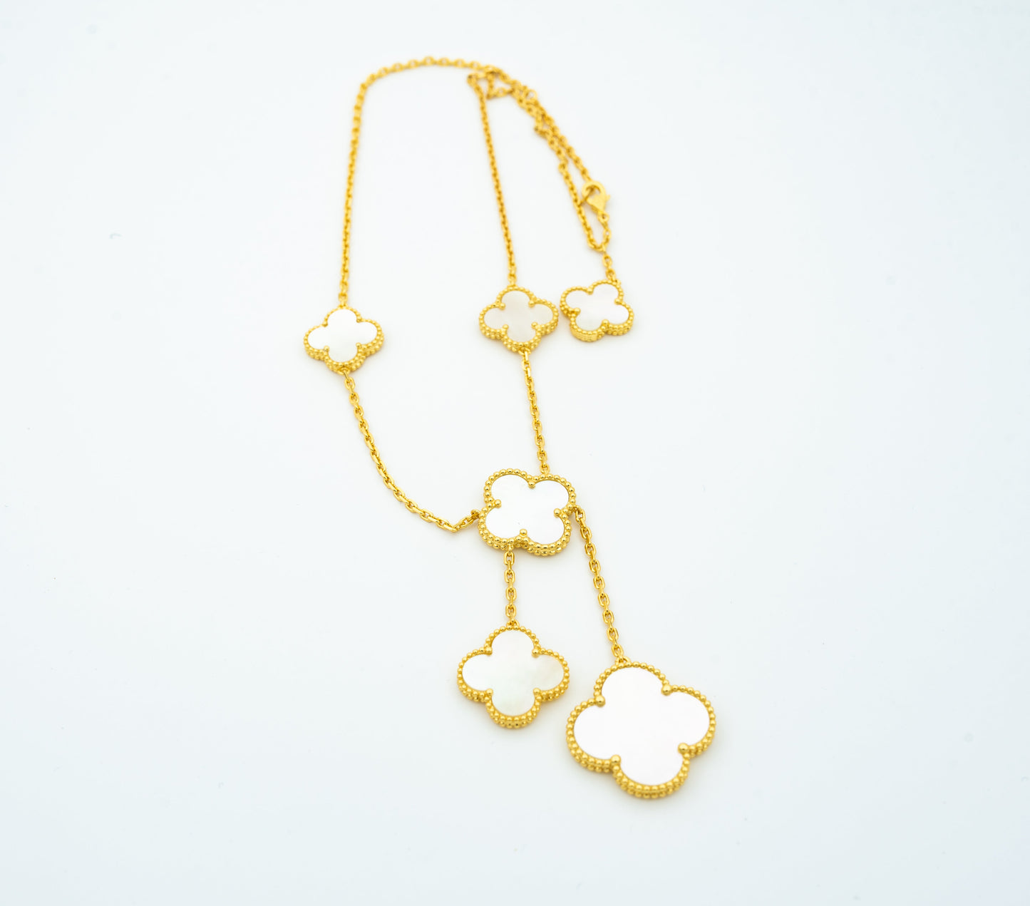 [Noble Jewelry]CLOVER MOTHER OF PEARL NECKLACE 6 MOTIF