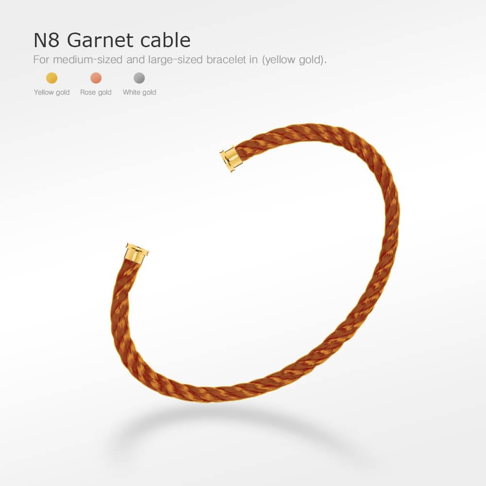 [Noble Jewelry]FORCE SERIES BRACELET CABLES 50 CHOICES (DIY SELECTION)