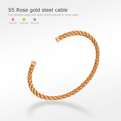 [Noble Jewelry]FORCE SERIES BRACELET CABLES 50 CHOICES (DIY SELECTION)