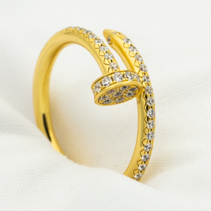 [Noble Jewelry]JUSTE RING 1.8MM GOLD DIAMONDS