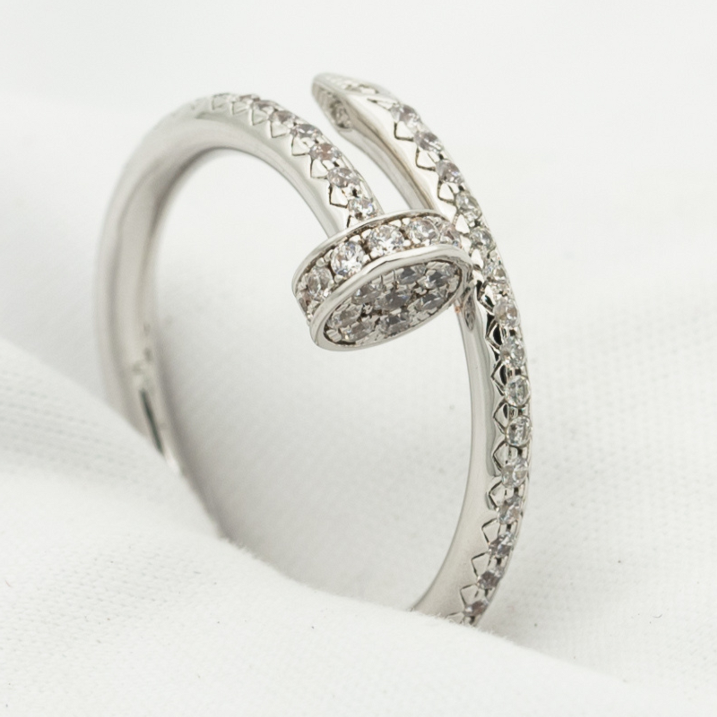 [Noble Jewelry]JUSTE RING 1.8MM SILVER DIAMONDS