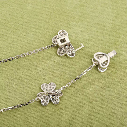 [Noble Jewelry]FRIVOLE SILVER 9 FLOWERS NECKLACE