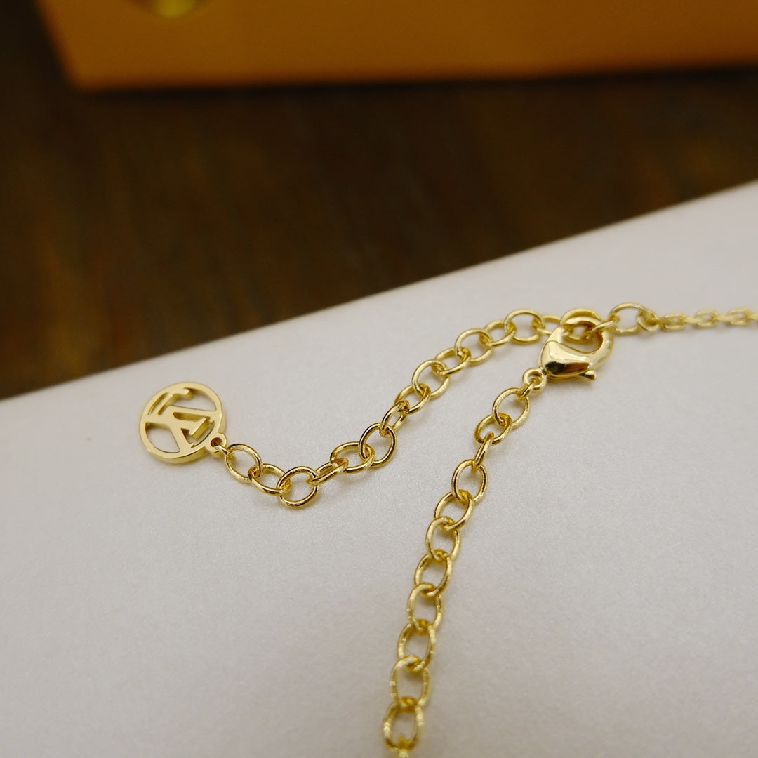 [Noble Jewelry]BLOOMING SUPPLE NECKLACE BRASS