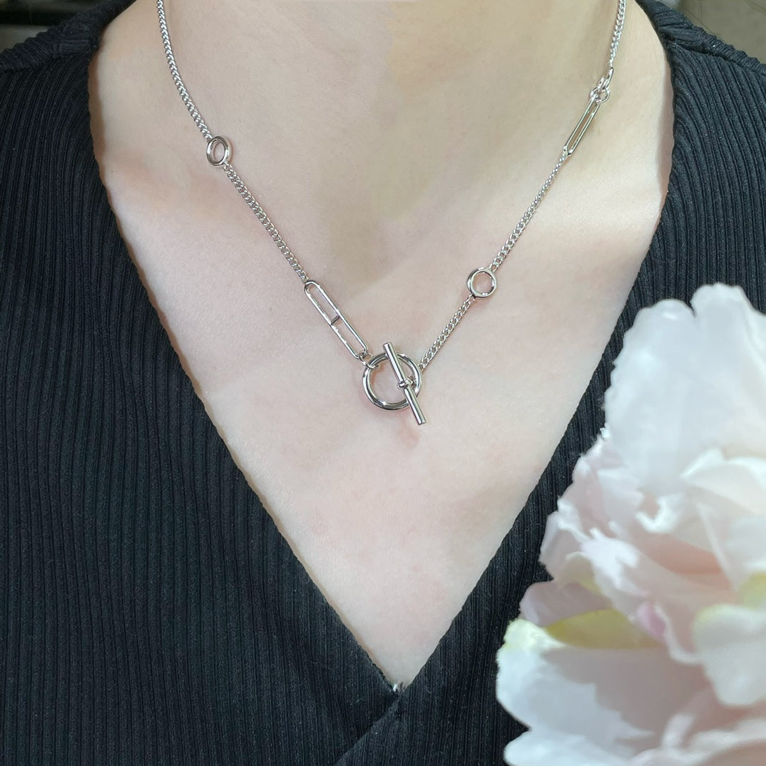 [Noble Jewelry]HM STERLING CHAINE D'ANCRE HEART